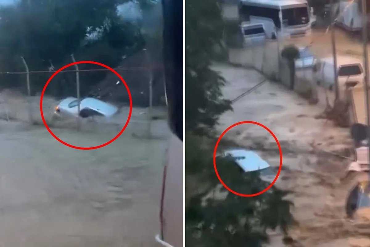 Sarıyer’de selde kaybolan Ahmet Derin’in aracının sürüklendiği anlara ait yeni görüntüler ortaya çıktı