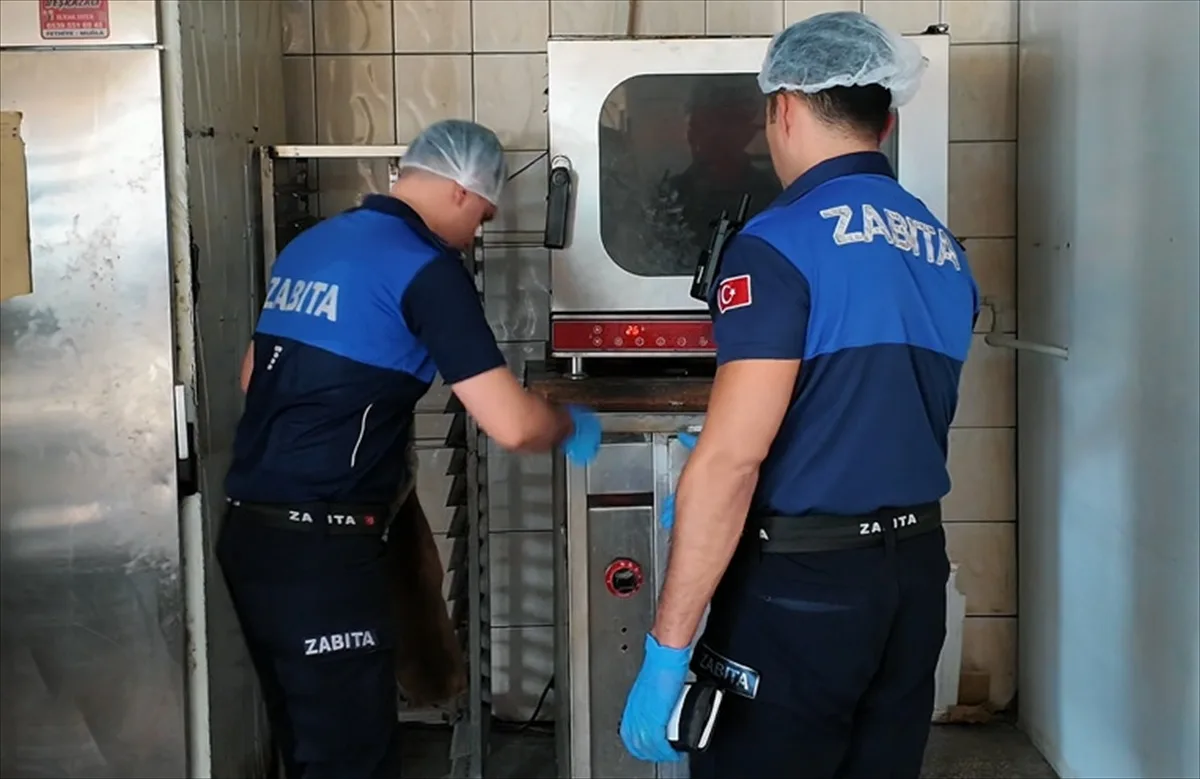Muğla Dalaman'da fırın ve unlu mamul işletmelerine hijyen ve gramaj denetimi yapıldı