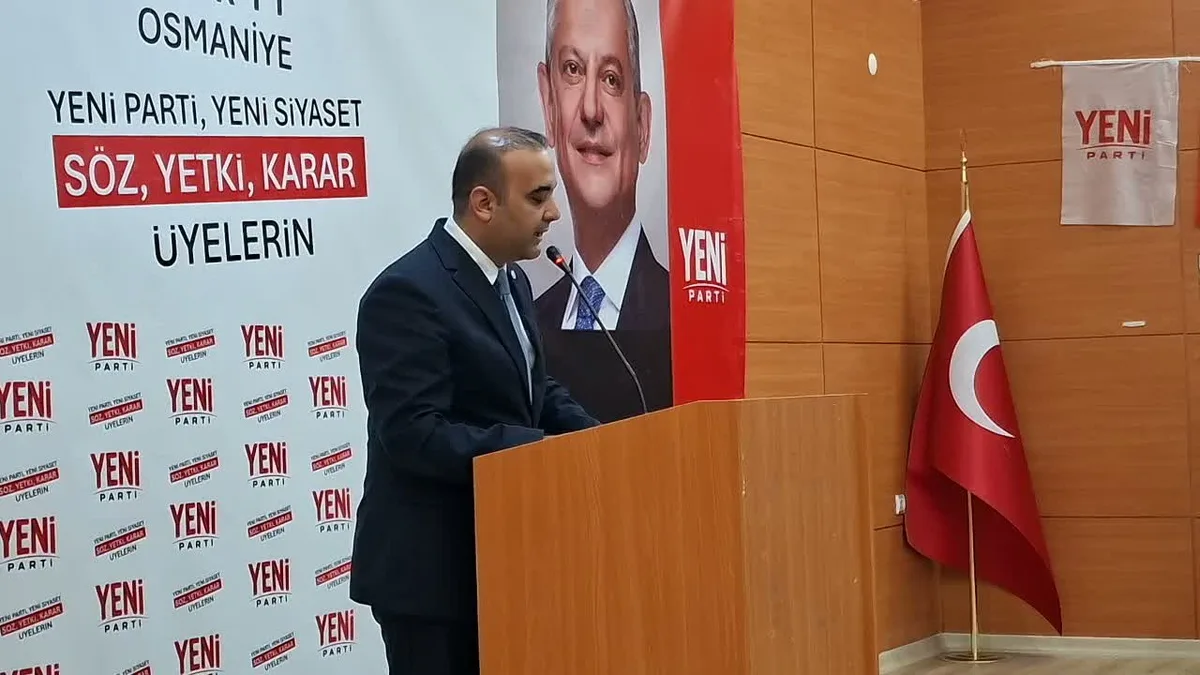 Avni Güvel, YENİ Parti'nin Osmaniye İl Başkanlığı seçimini 4 bin 392 oyla kazandı