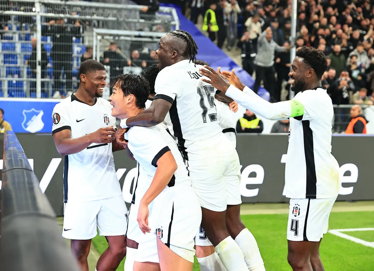 Hyeon-Gyu Oh'ın 2 golü Beşiktaş'a Hoffenheim deplasmanında 3-2 kazandırdı