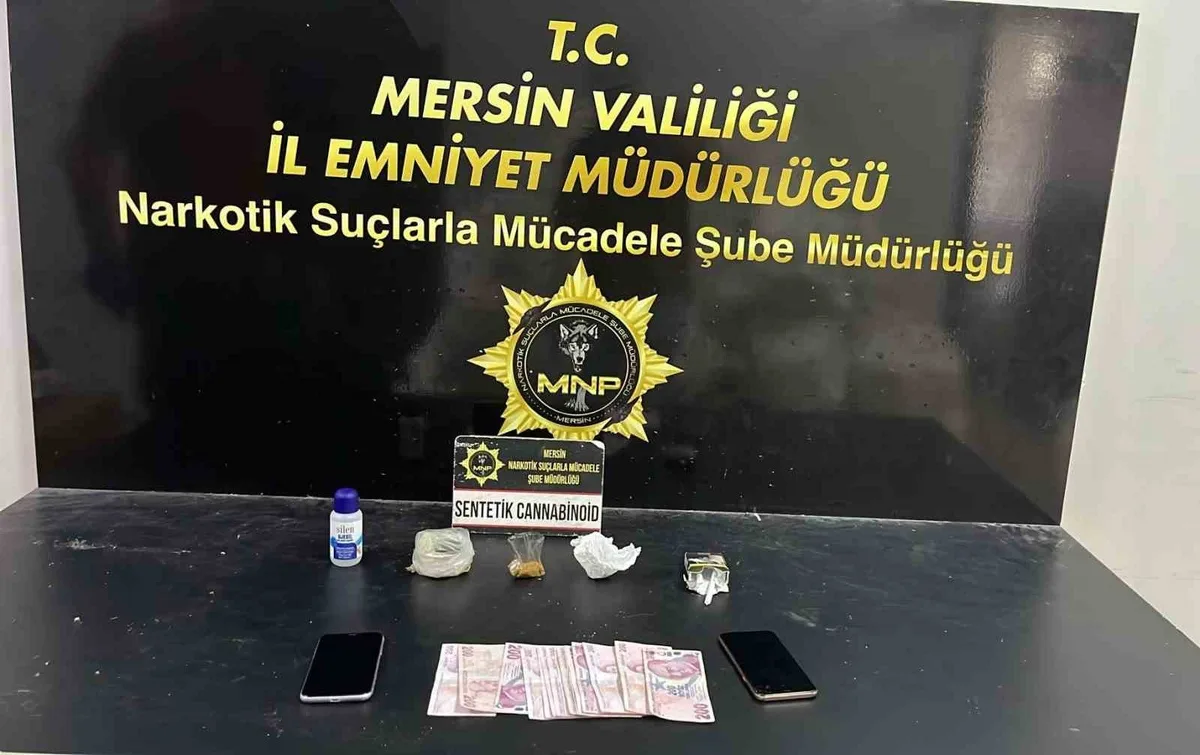 Mersin'de narkotik operasyonunda 2 uyuşturucu satıcısı tutuklandı