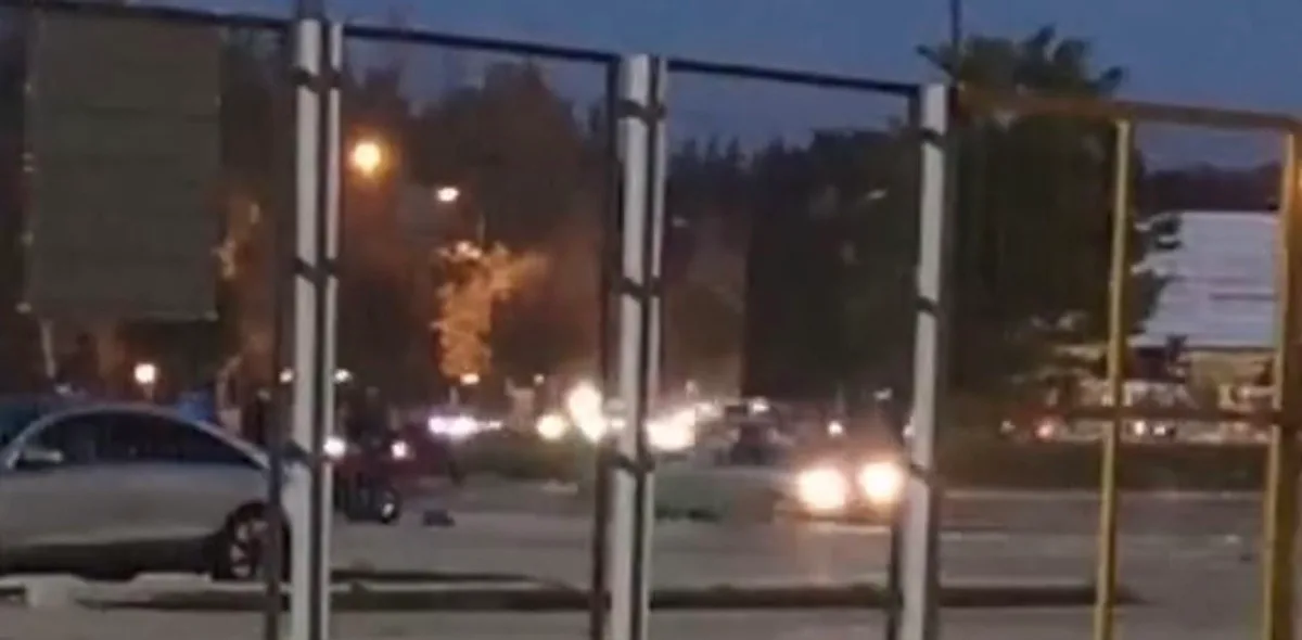 Eskişehir'de stadyum otoparkında drift yapan otomobil cep telefonuyla görüntülendi
