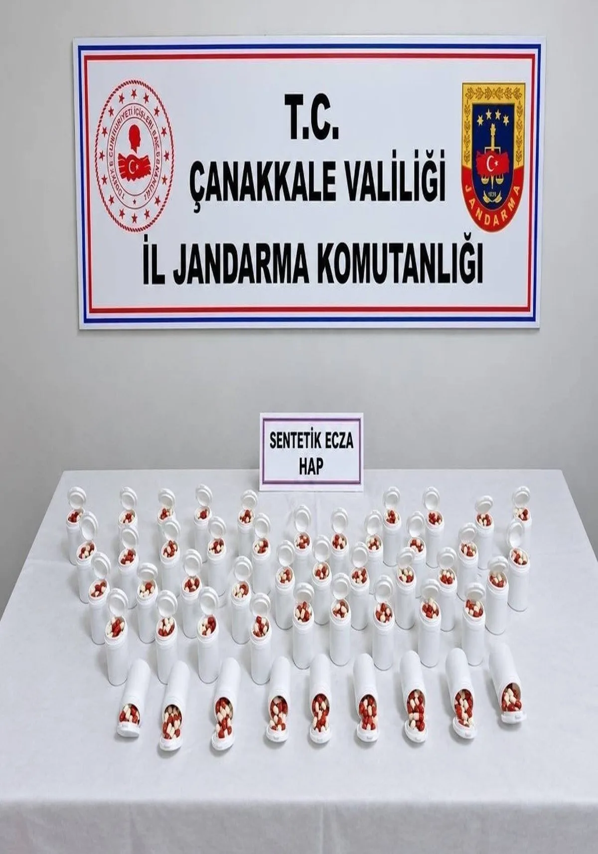 Çanakkale'de operasyonda 2 bin 572 sentetik ecza ele geçirildi, 1 şüpheli tutuklandı