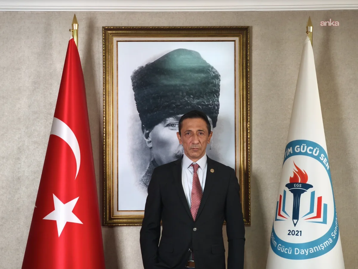 Eğitim Gücü Sen Genel Başkanı Özat, Kahramanmaraş'ta soruşturma iznine tepki gösterdi