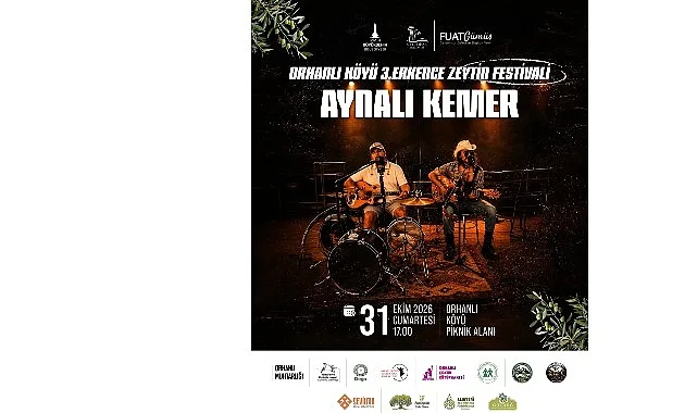 İzmir’in yerel zeytini Erkence, Orhanlı Köyü’nde üçüncü kez festivalle kutlanıyor