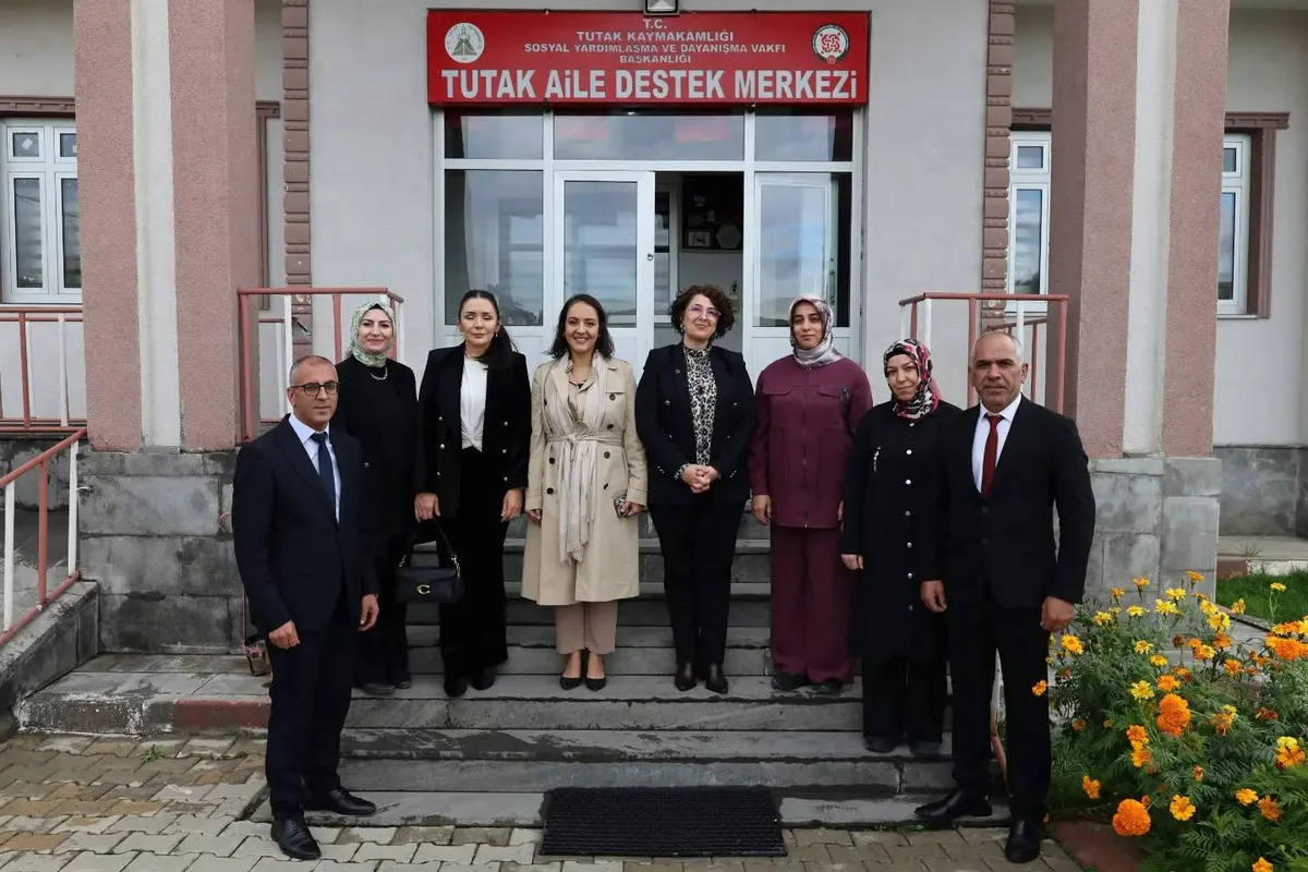 Betül Bozkurt’tan Tutak’ta Aile ve Kadın Kooperatifi Ziyaretleri