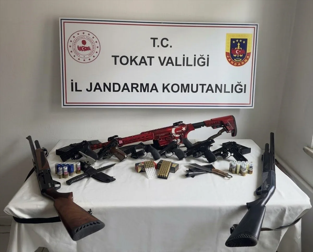 Tokat'ta silah operasyonunda 32 av tüfeği ele geçirildi, 29 kişi gözaltına alındı