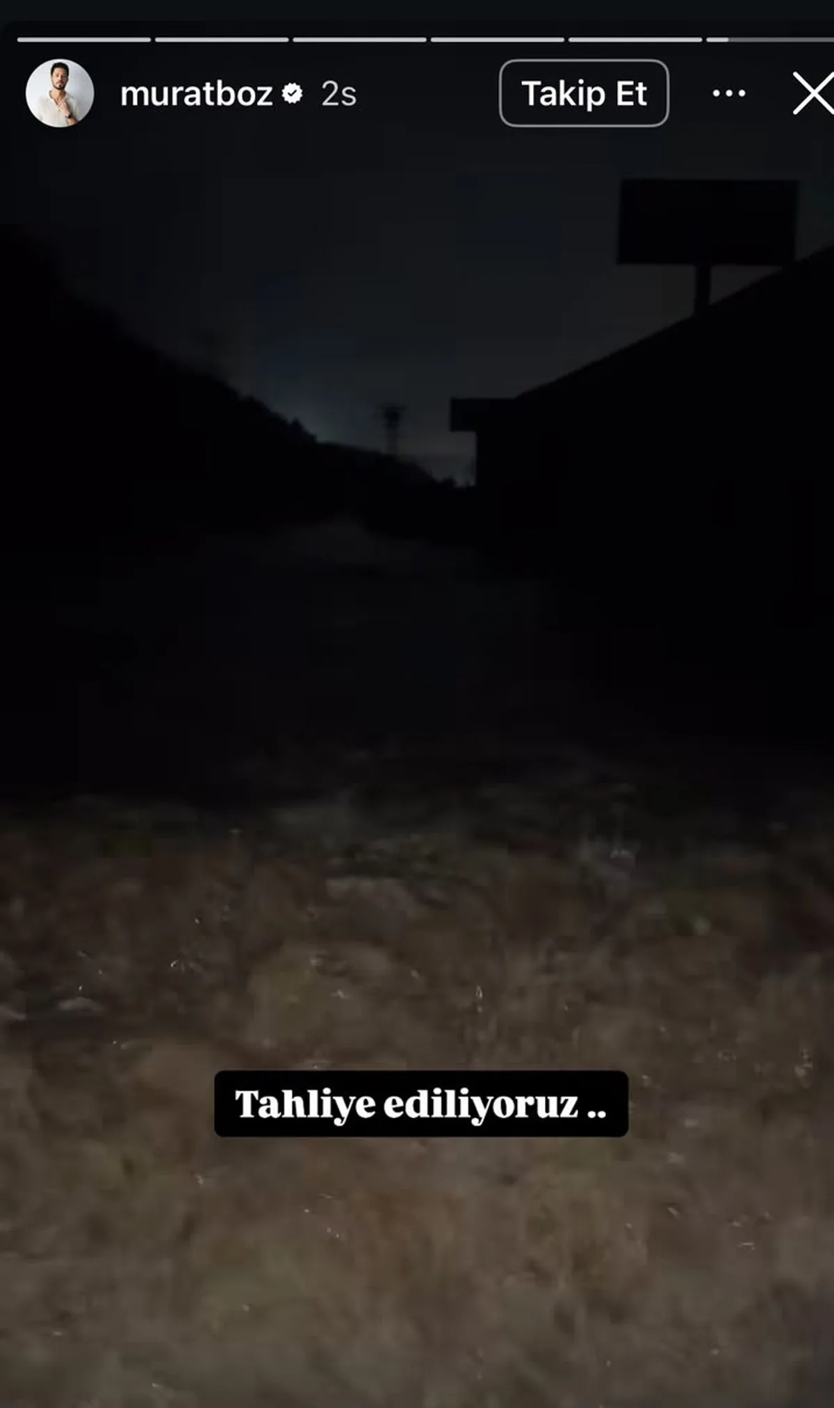 Sarıyer’de stüdyoda mahsur kalan Murat Boz, botla kurtarıldı
