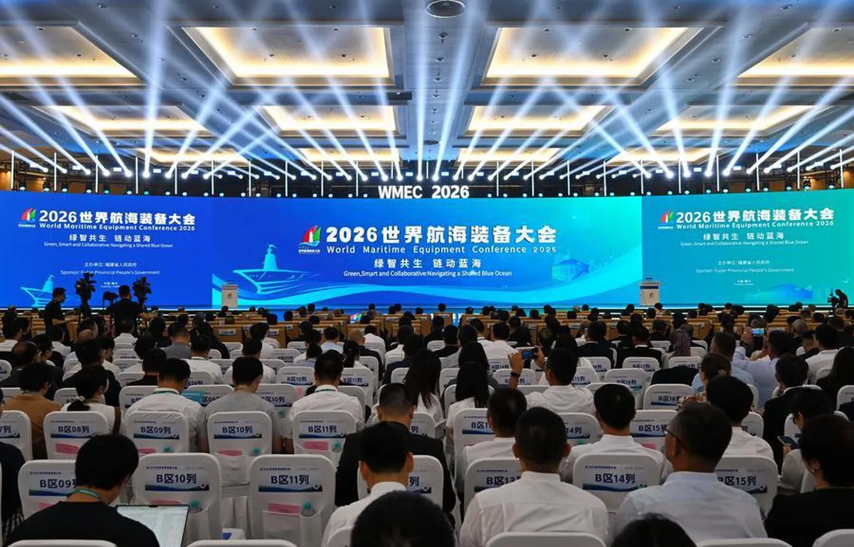 Fuzhou'da Dünya Denizcilik Ekipmanları Konferansı 800'ü aşkın katılımcıyla başladı