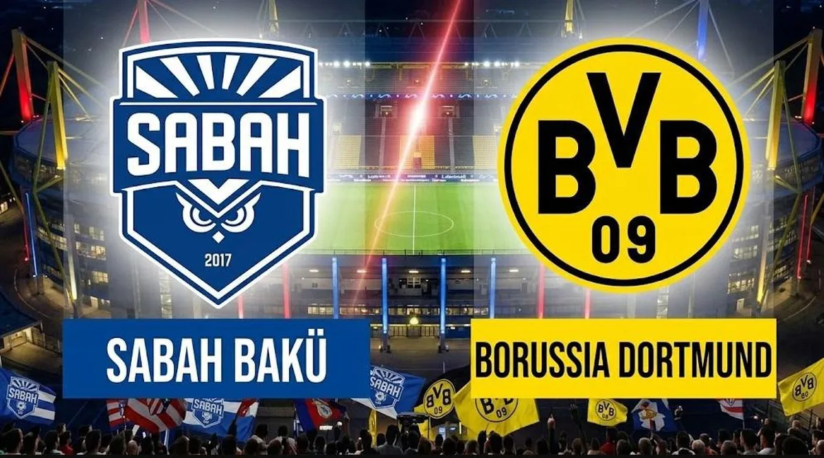 Sabah Bakü Borussia Dortmund maçı hangi kanalda, Sabah Bakü Borussia Dortmund nereden CANLI izlenir?