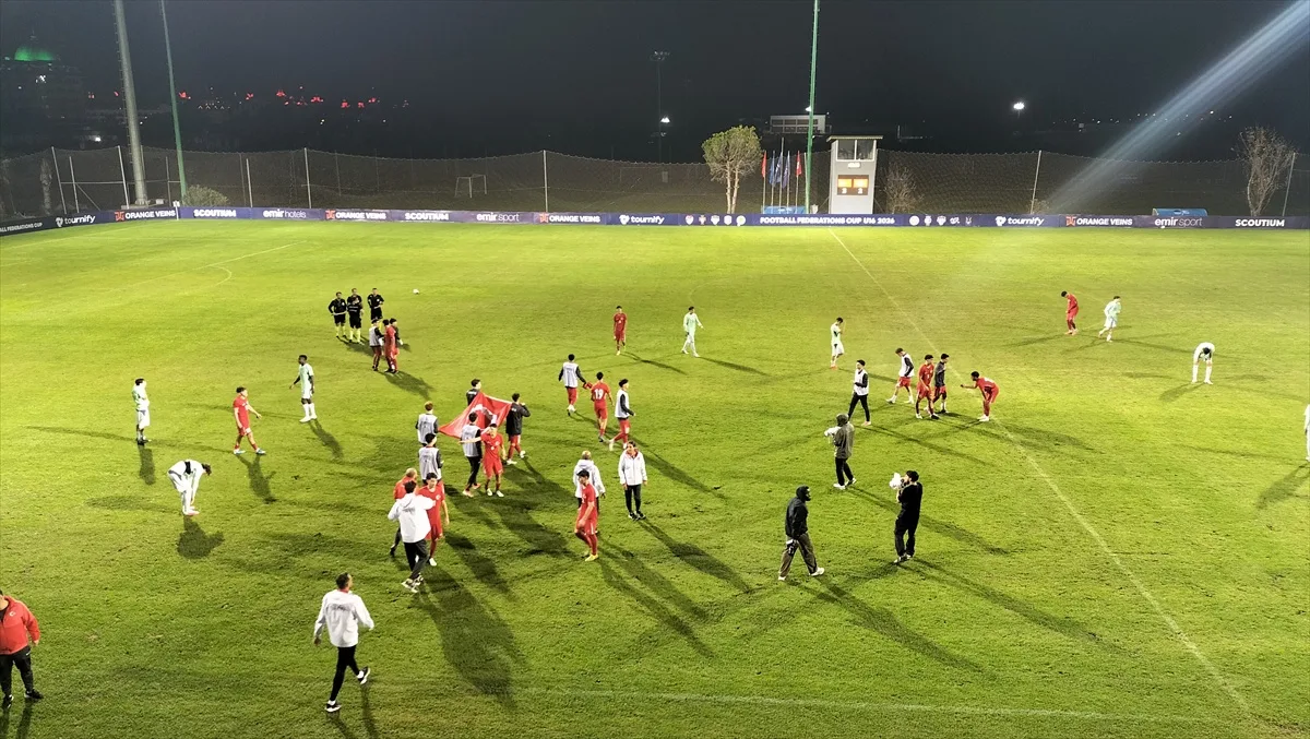 U16 Milli Futbol Takımı, Antalya'daki turnuvanın ilk maçında İsviçre'yi 3-2 yendi