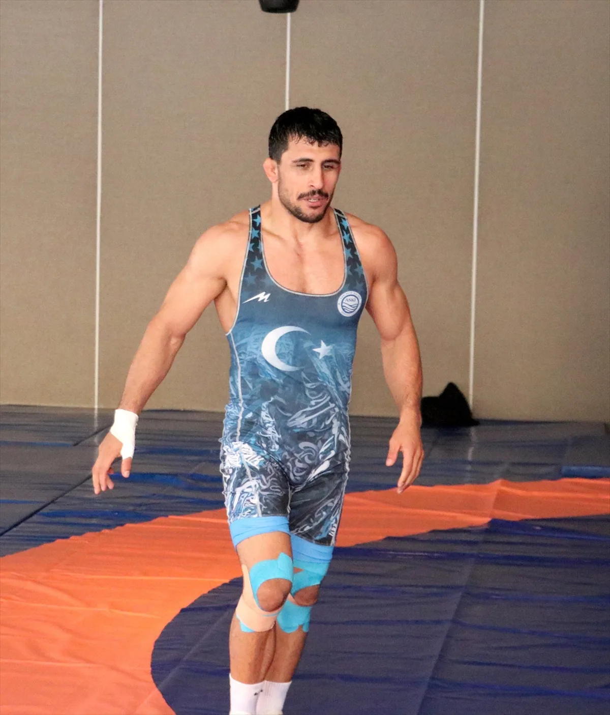 Muş'ta keşfedilen milli güreşçi Ahmet Yılmaz, Astana'da altın madalya hedefliyor