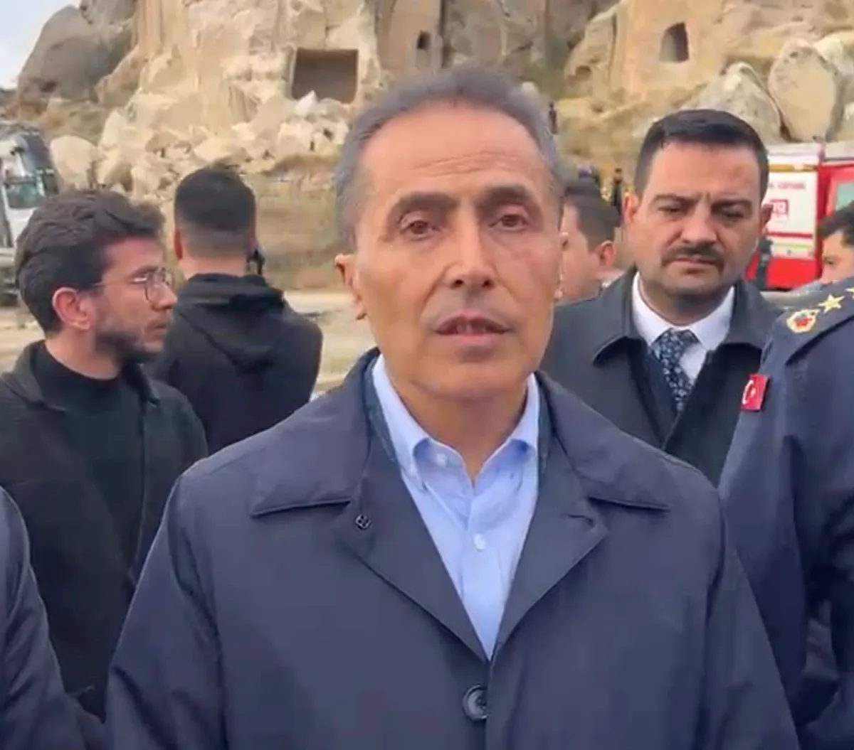 Nevşehir Göreme'de kaya düşmesi 2 kişinin ölümüne 1 kişinin yaralanmasına yol açtı
