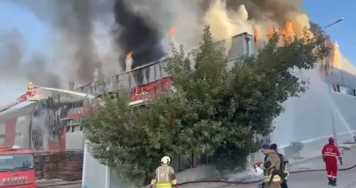 Hatay'da mobilya fabrikasındaki yangın 1,5 saatlik müdahaleyle kontrol altına alındı