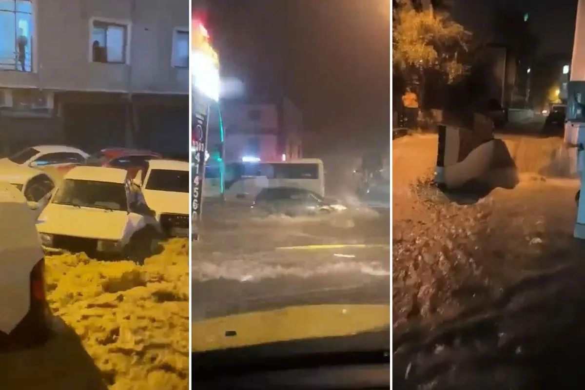 Kocaeli ve Sakarya'da da sağanak kabusu: Dereler taştı, yollar kapandı