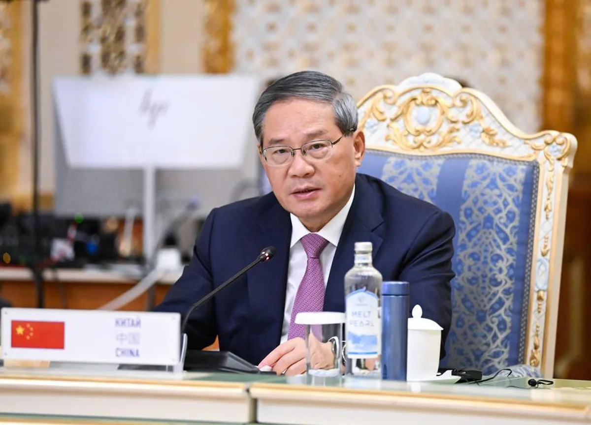 Çin Başbakanı Li Qiang, ŞİÖ'nün bölgesel istikrara katkı sunmasını istedi