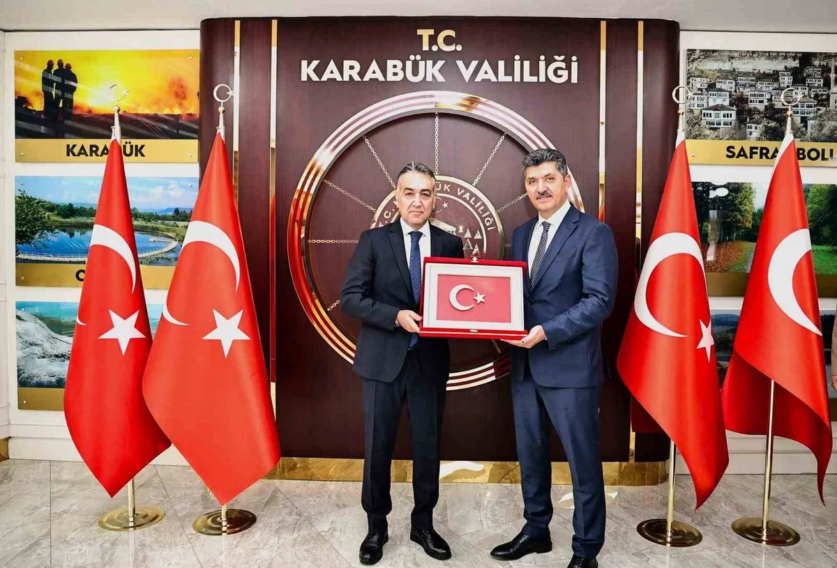 Karabük Valisi Çağatay, KTSO’nun yeni yönetimini tebrik etti