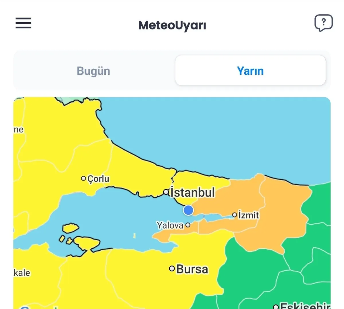Kocaeli Valiliği, 14-15 Ekim'deki kuvvetli sağanak için vatandaşları uyardı