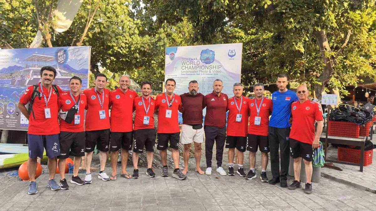 Eskişehir GSB, Bali'de sualtı dünya şampiyonu olan milli sporcuları tebrik etti