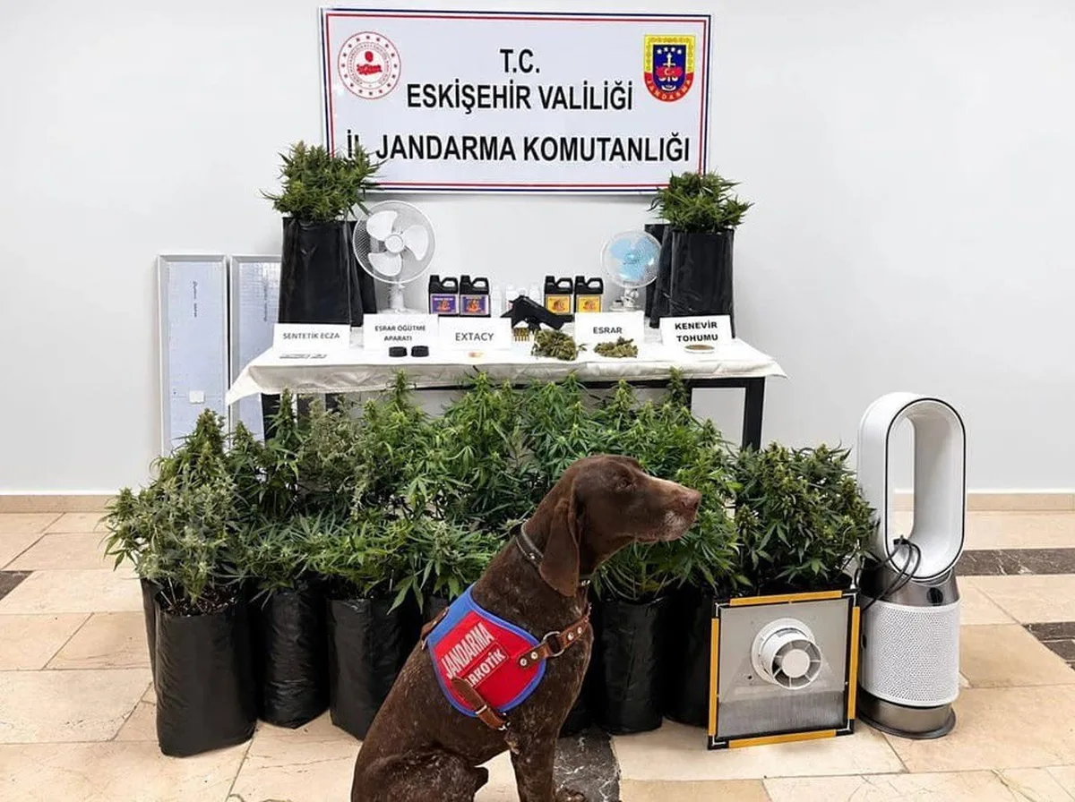 Eskişehir Odunpazarı'nda uyuşturucu operasyonunda 1 şüpheliye adli kontrol uygulandı
