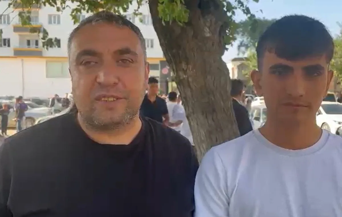 Gaziantep İslahiye'de baba ve oğul aynı okulda KPSS ortaöğretim oturumuna girdi