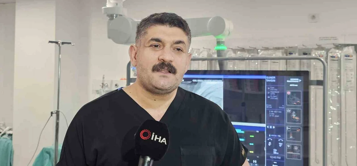 Zonguldak Ereğli'de kadının öksürükle yırtılan kalp damarı stentle kapatıldı