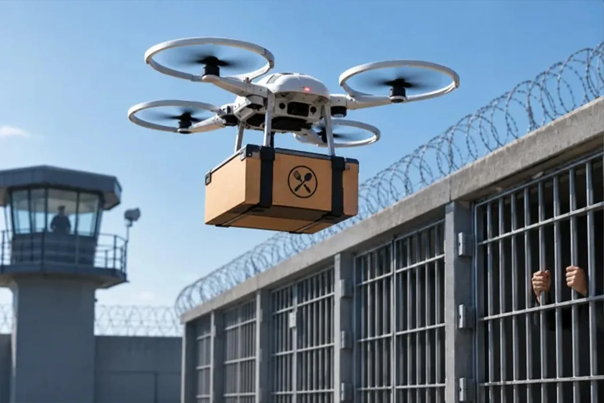 Kanada’nın yüksek güvenlikli hapishanesinde drone skandalı! Mahkûma hamburger menüsü ulaştırıldı