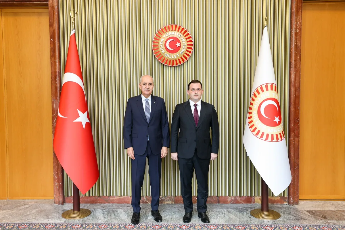 TBMM Başkanı Kurtulmuş, ilk yurt dışı ziyaretini Türkiye'ye yapan Zeynula'yı kabul etti