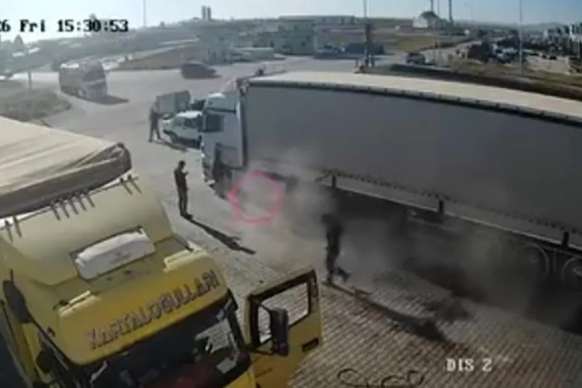 Tır tamirinde körük patladı! Usta ölümden döndü