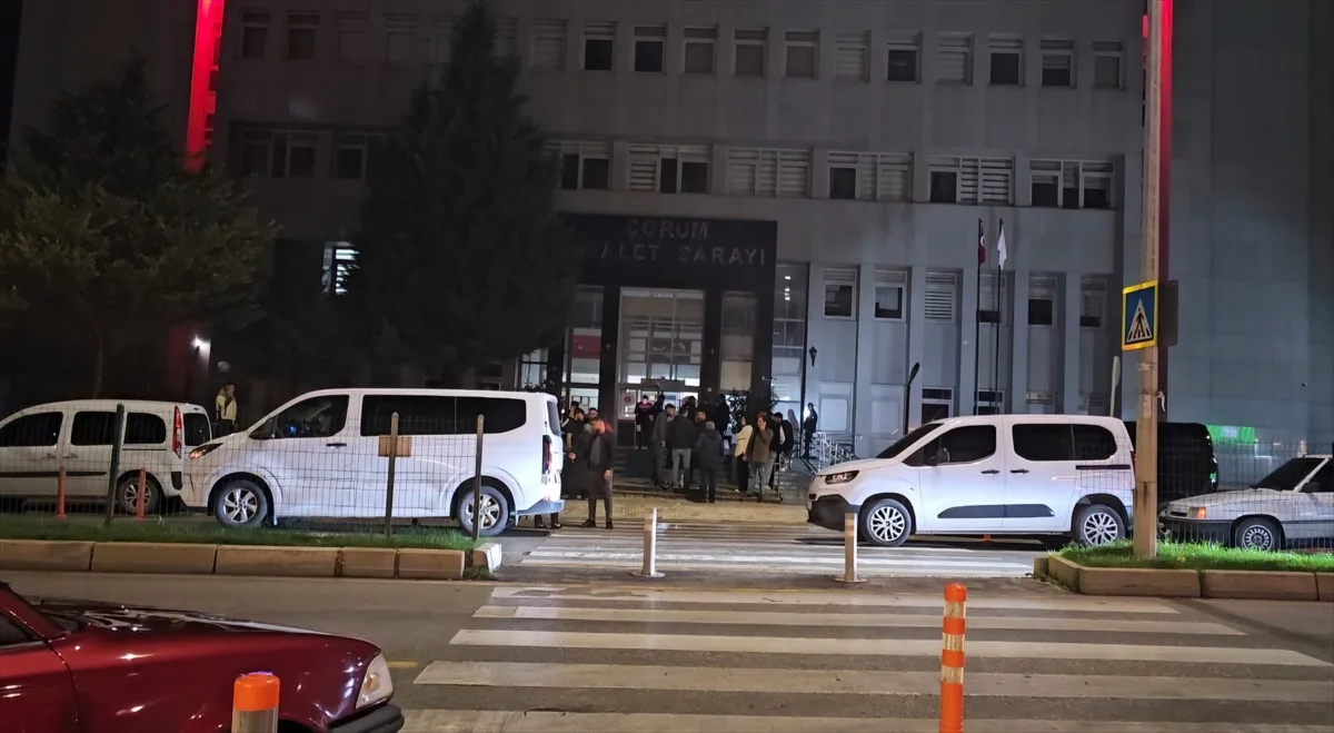 Çorum'da 1 ölü ve 2 yaralıyla sonuçlanan kavgada 2 şüpheli tutuklandı