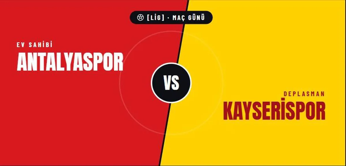 Antalyaspor Kayserispor maçı hangi kanalda, Antalyaspor Kayserispor maçı nereden CANLI izlenir?