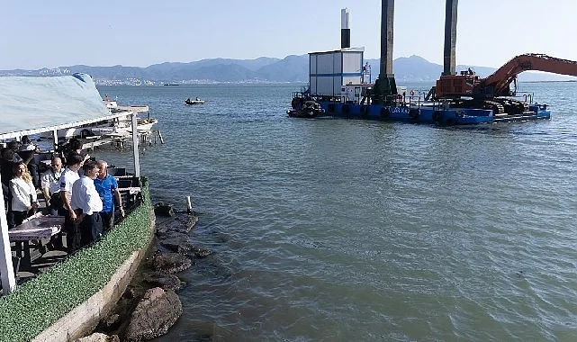 1,5 milyon ton dip çamuru çıkarıldı, rota kuzeye çevrildi