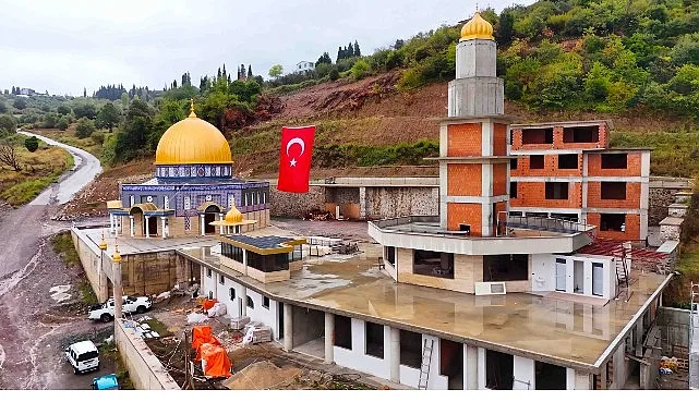 Karamürsel Aksa Camii Büyükşehir’le yükseliyor