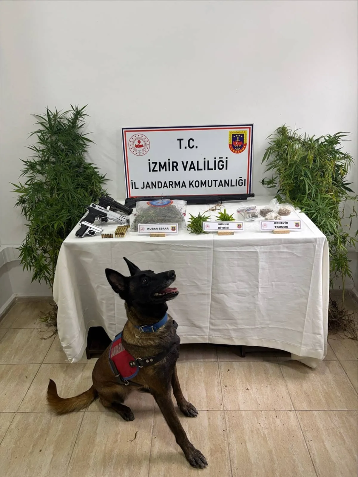 İzmir Konak'ta operasyonda 1 kilo 855 gram sentetik uyuşturucu ele geçirildi