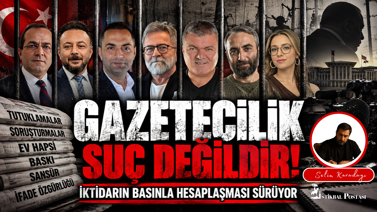 Gazetecilerin tutukluluğu ve ev hapsi kararları: Basın özgürlüğü tartışması