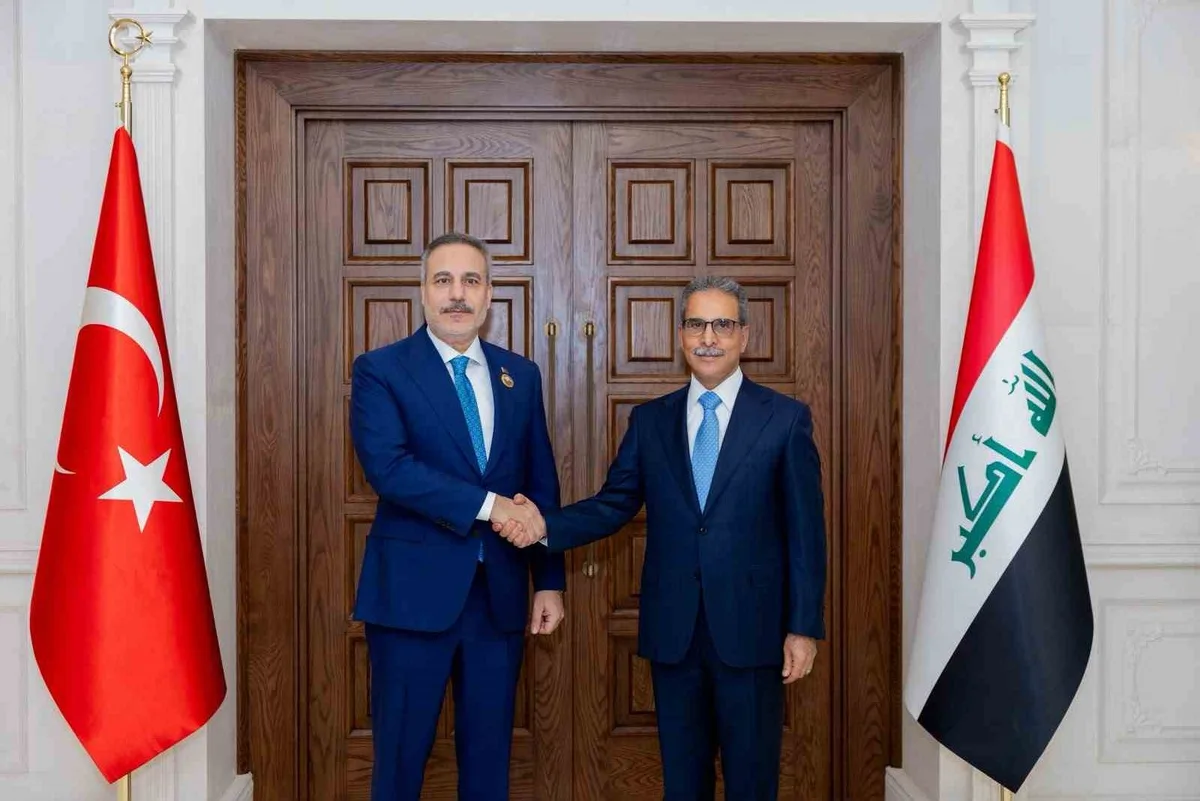 Dışişleri Bakanı Fidan, Bağdat'ta Irak Yüksek Yargı Konseyi Başkanı Zeydan'la görüştü