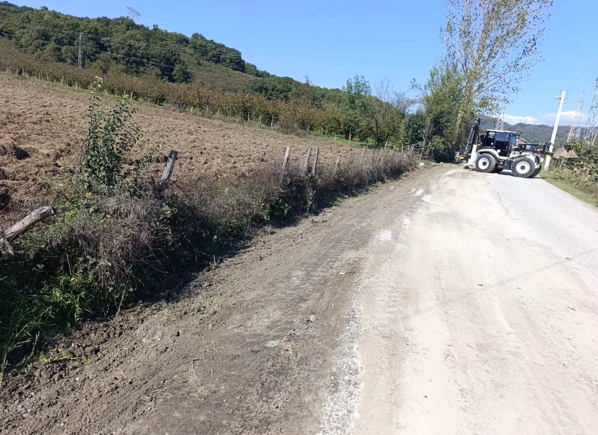 Düzce Kemerkasım'da İl Özel İdaresince beton V kanal çalışması tamamlandı