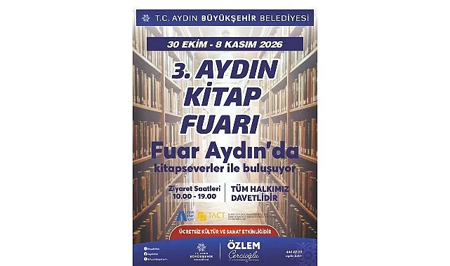 3. Aydın Kitap Fuarı, Fuar Aydın’da Başlıyor
