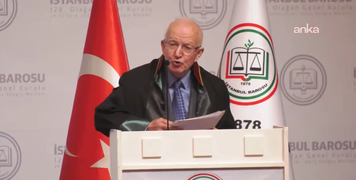 Kaboğlu, İstanbul Barosu 128. Genel Kurulu'nda avukatların güvencelerine dikkat çekti