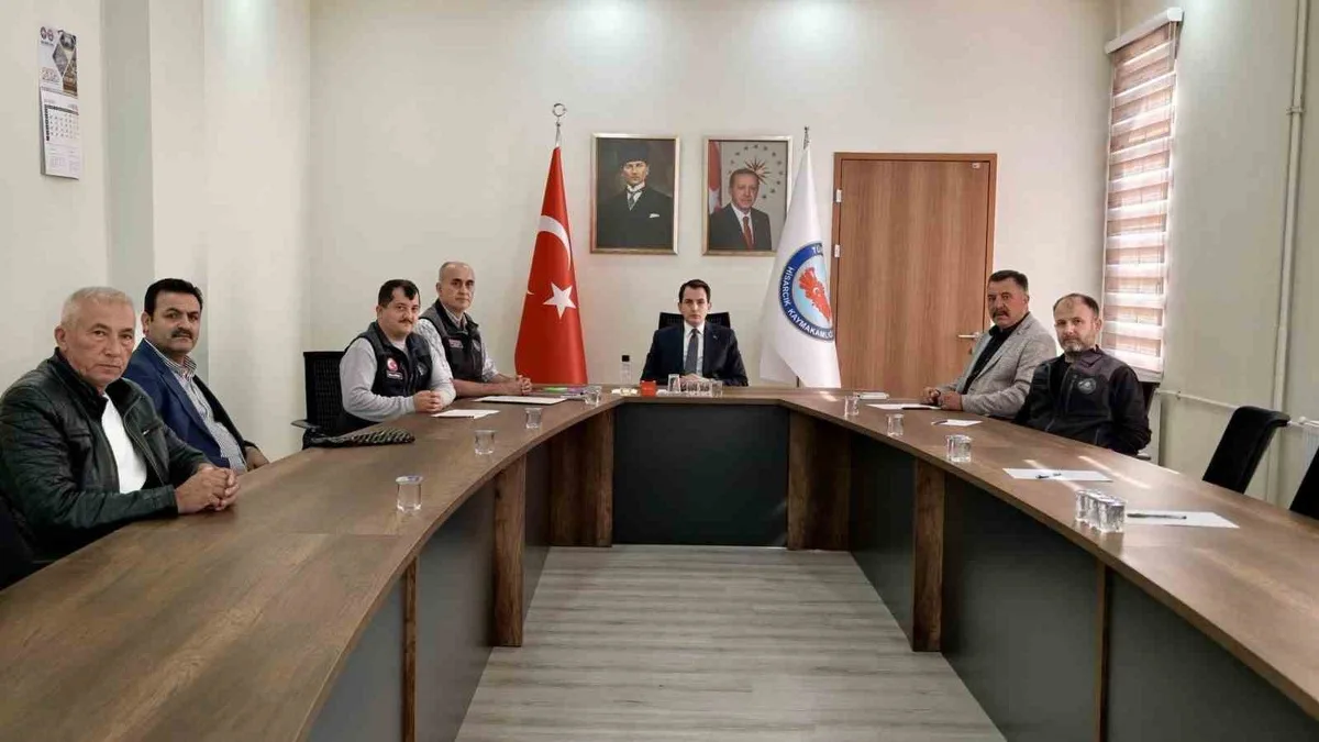 Kütahya Hisarcık'ta Kutlubeyler Köyü'nün içme suyu sondaj ihalesi yapıldı