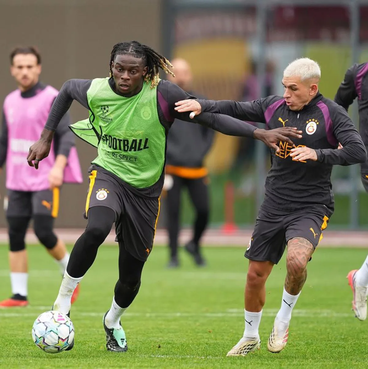Galatasaray, Şampiyonlar Ligi'nde Lille maçının hazırlıklarına Kemerburgaz'da başladı
